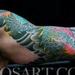 Tattoos - Dragon 3/4 Sleeve tattoo - 84430